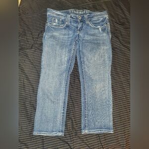 Hydraulic Capri Jeans Size 3/4